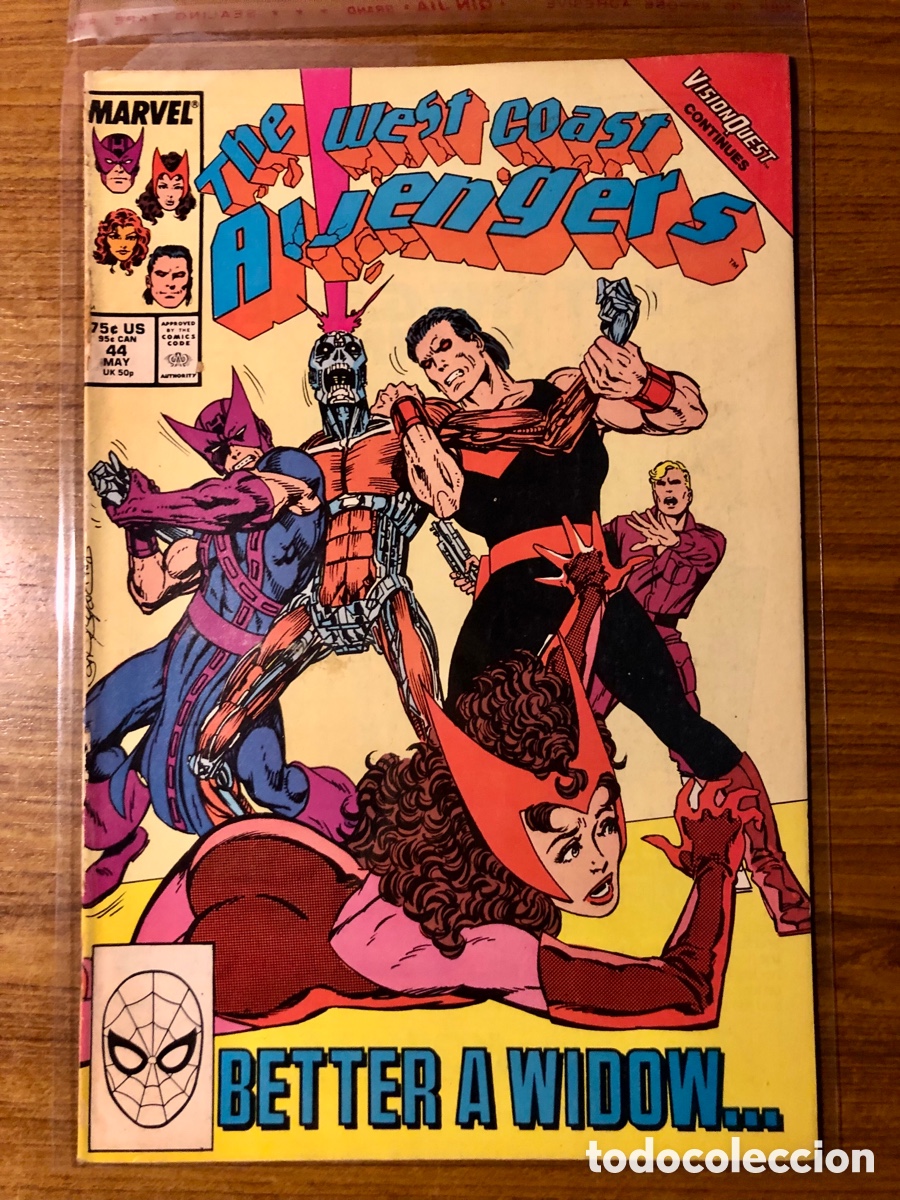 C&oacute;mics: THE WEST COAST AVENGERS,NUMERO 44,(MARVEL COMICS) - Foto 1