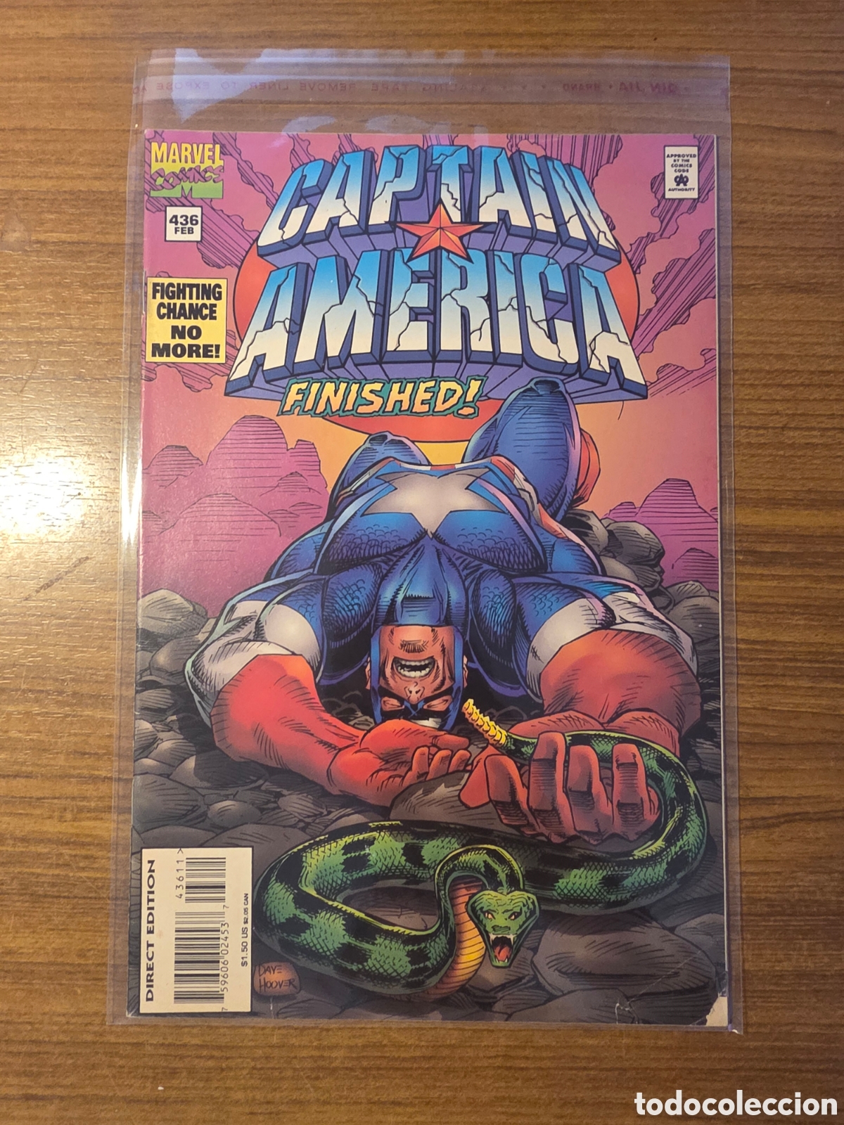 C&oacute;mics: CAPTAIN AMERICA,NUMERO 436,(MARVEL COMICS) - Foto 1