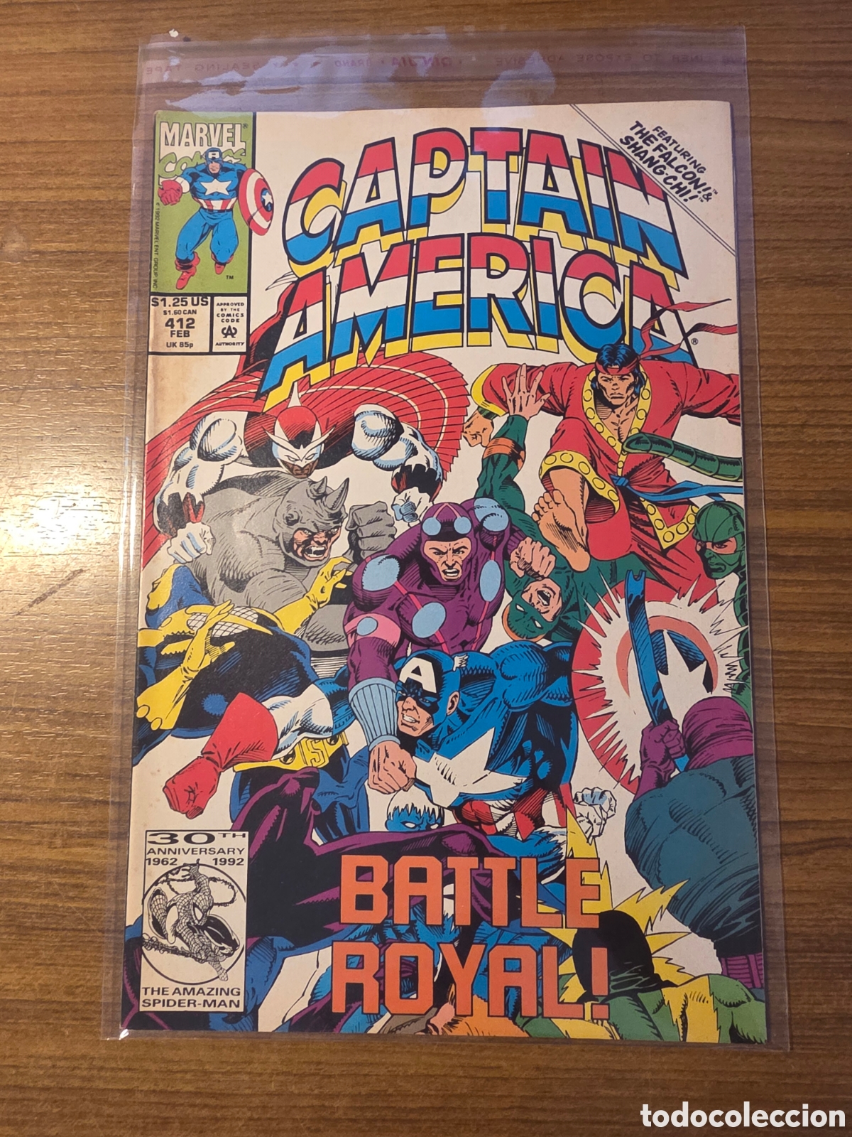 C&oacute;mics: CAPTAIN AMERICA,NUMERO 412,(MARVEL COMICS) - Foto 1