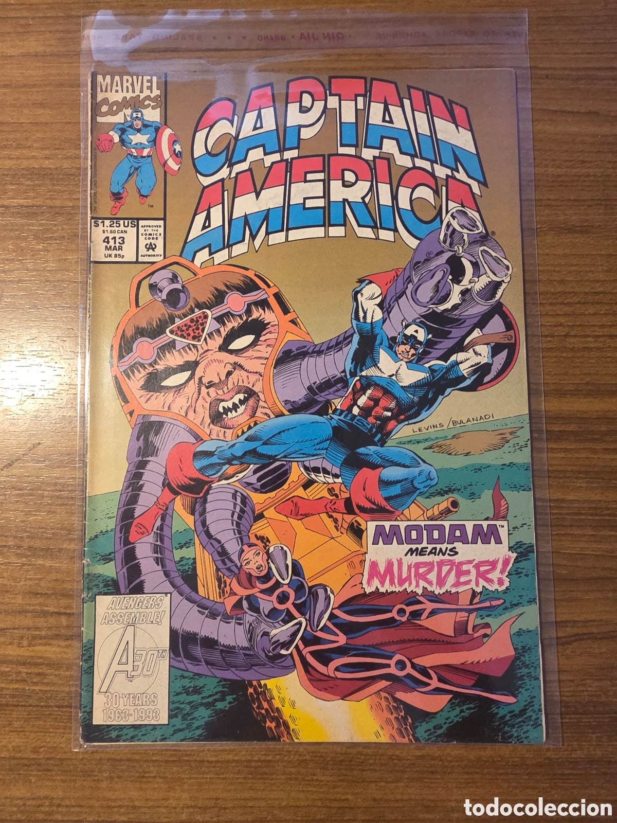C&oacute;mics: CAPTAIN AMERICA,NUMERO 413,(MARVEL COMICS) - Foto 1
