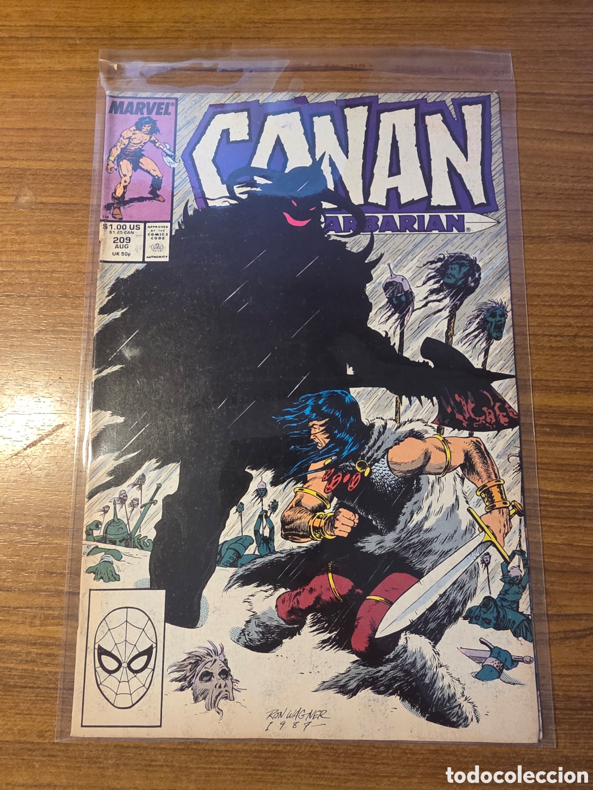 C&oacute;mics: CONAN BARBARIAN,NUMERO 209,(MARVEL) - Foto 1