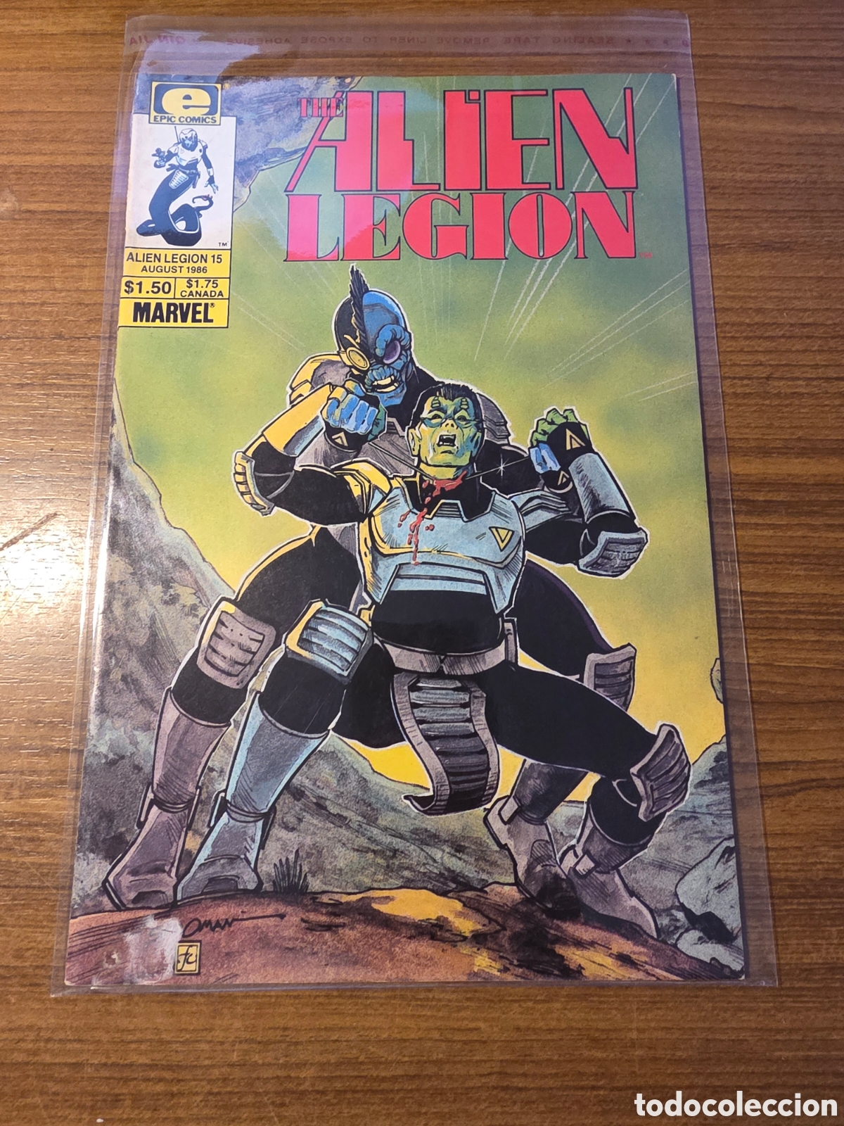 C&oacute;mics: THE ALIEN LEGION,NUMERO 15,(EPIC COMICS-MARVEL) - Foto 1