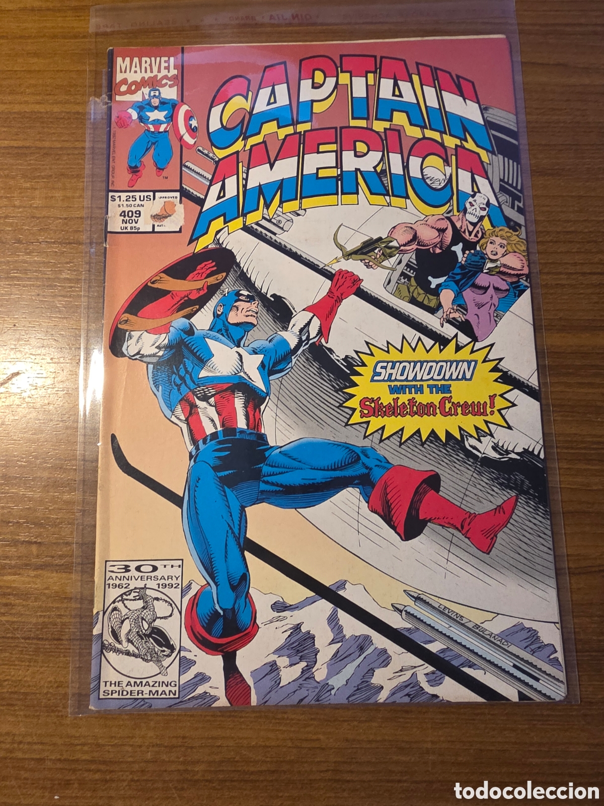 C&oacute;mics: CAPTAIN AMERICA,NUMERO 409,(MARVEL COMICS) - Foto 1