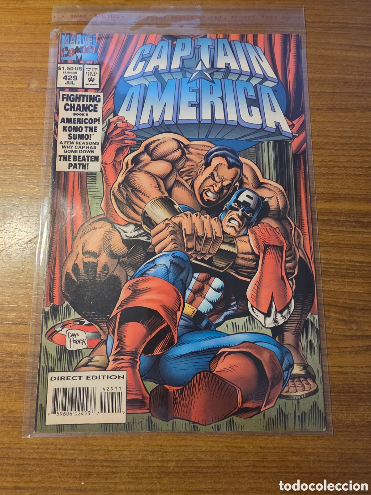 C&oacute;mics: CAPTAIN AMERICA,NUMERO 429,(MARVEL COMICS)