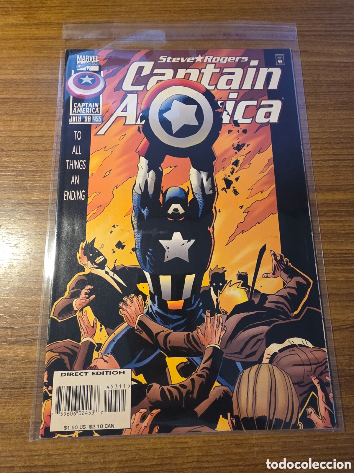 C&oacute;mics: CAPTAIN AMERICA,NUMERO 453,(MARVEL COMICS) - Foto 1