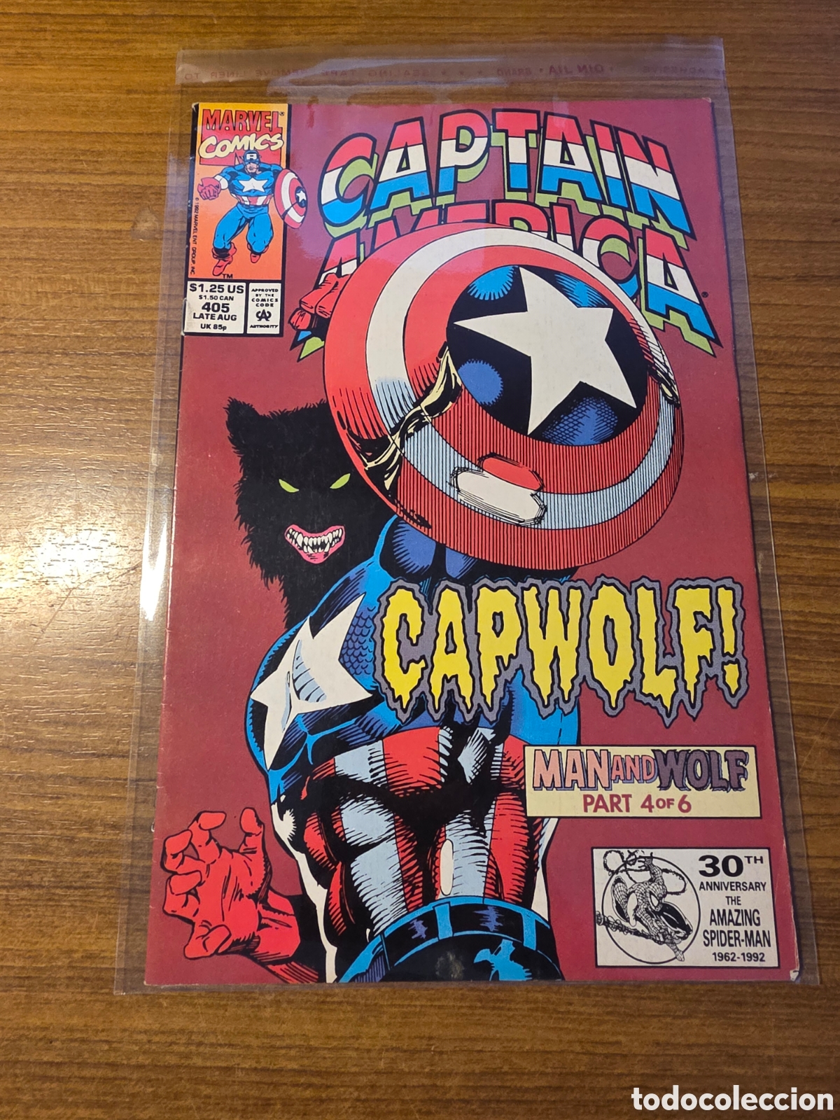 C&oacute;mics: CAPTAIN AMERICA,NUMERO 405,(MARVEL COMICS) - Foto 1