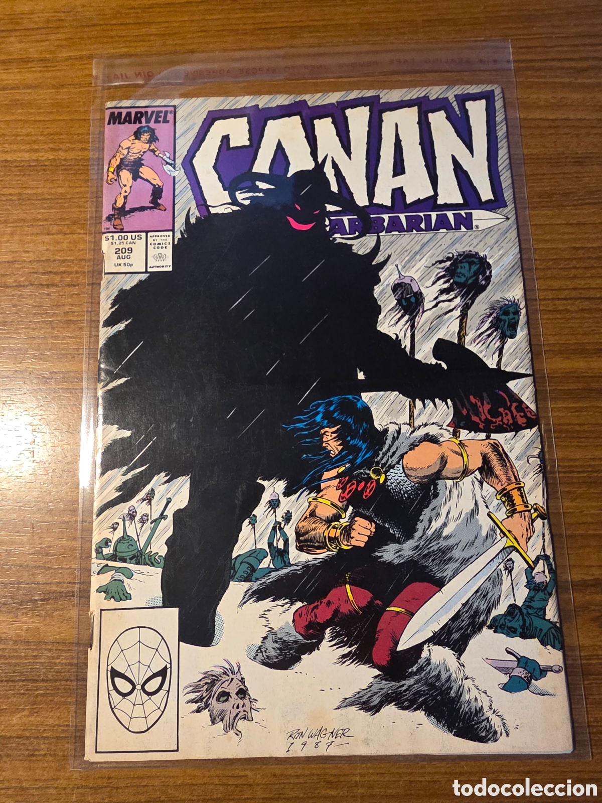 C&oacute;mics: CONAN THE BARBARIAN,NUMERO 209,(MARVEL) - Foto 1
