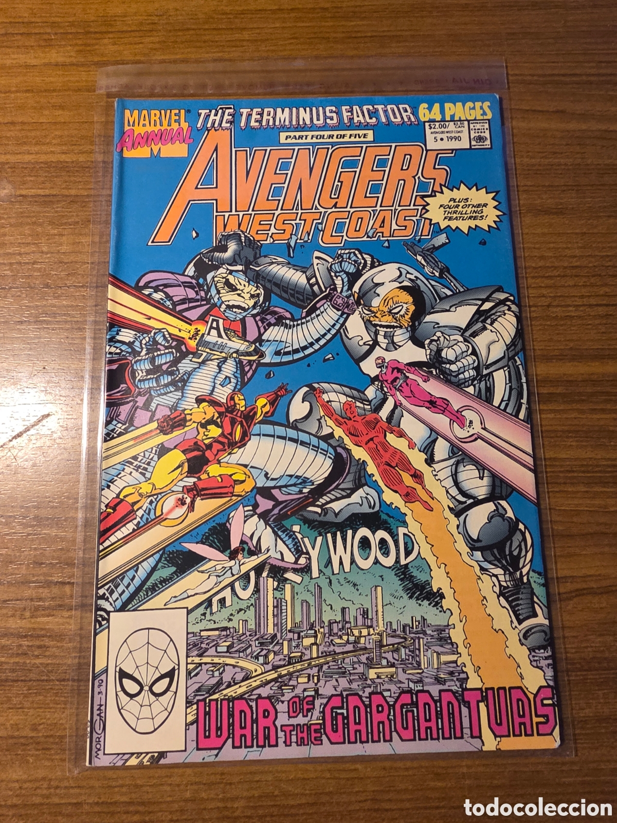 C&oacute;mics: AVENGERS,NUMERO 5-1990,(MARVEL) - Foto 1