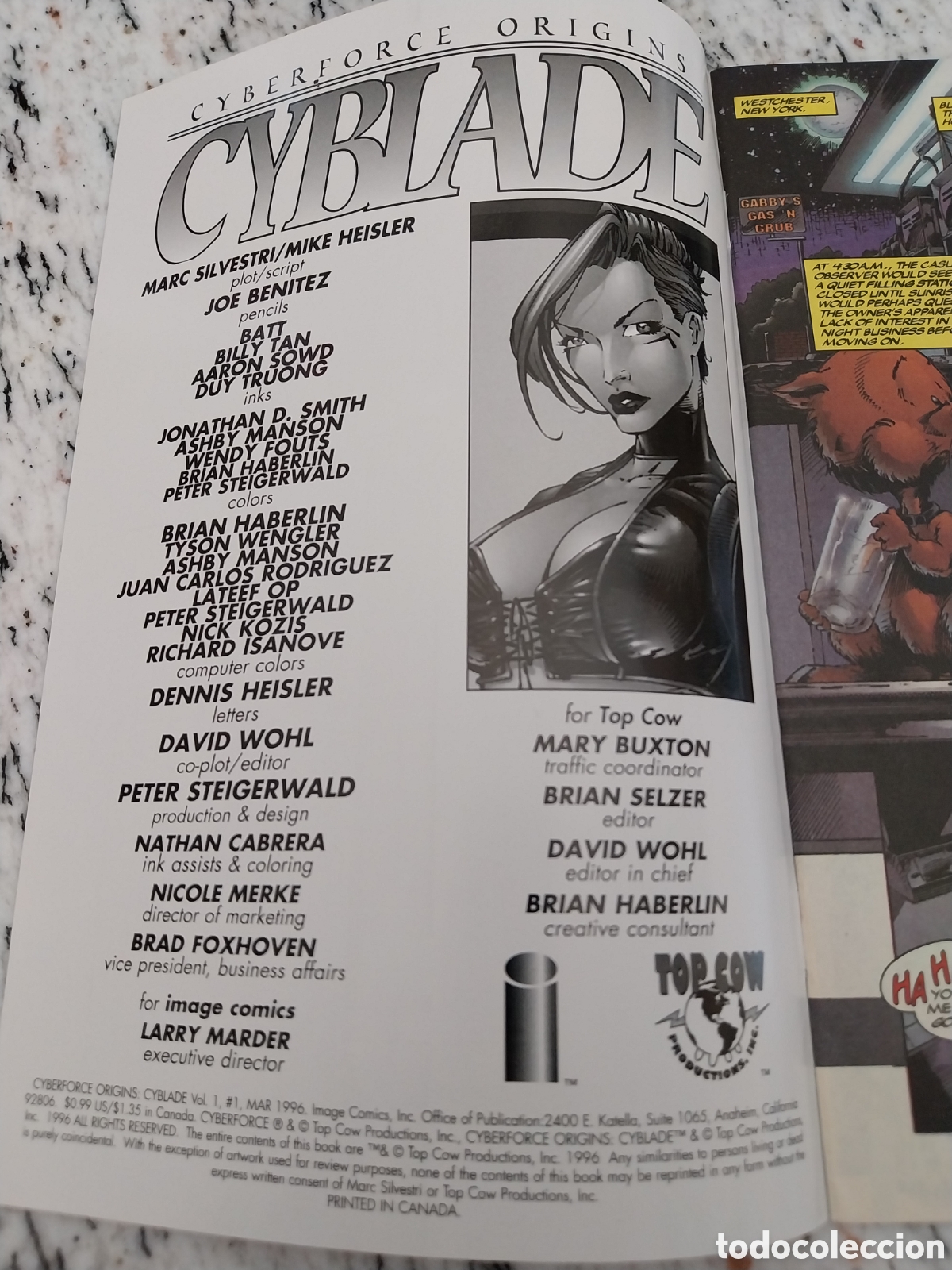 C&oacute;mics: C&oacute;mic USA Cyblade #1 - Foto 2
