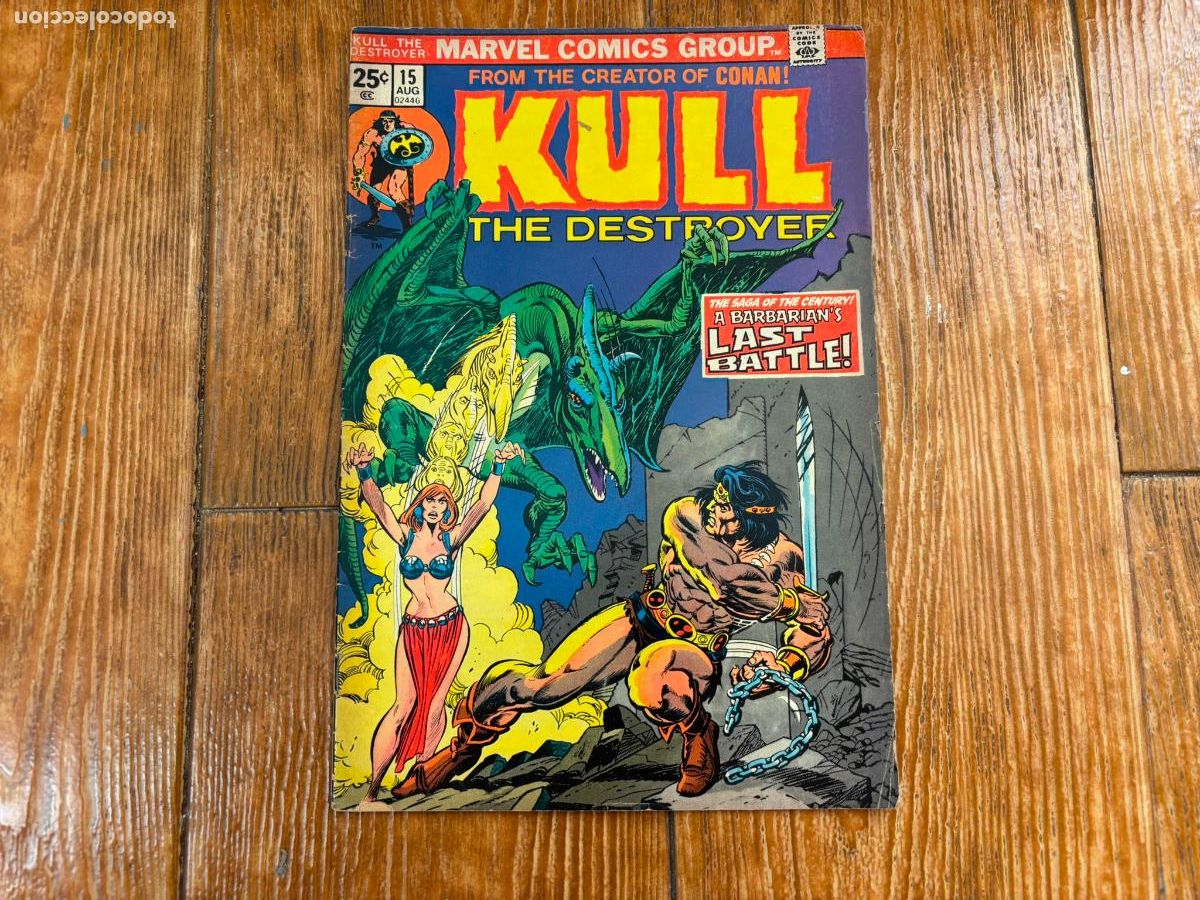 C&oacute;mics: KULL THE DESTROYER N&ordm; 15 (1973). ORIGINAL MARVEL - Foto 1