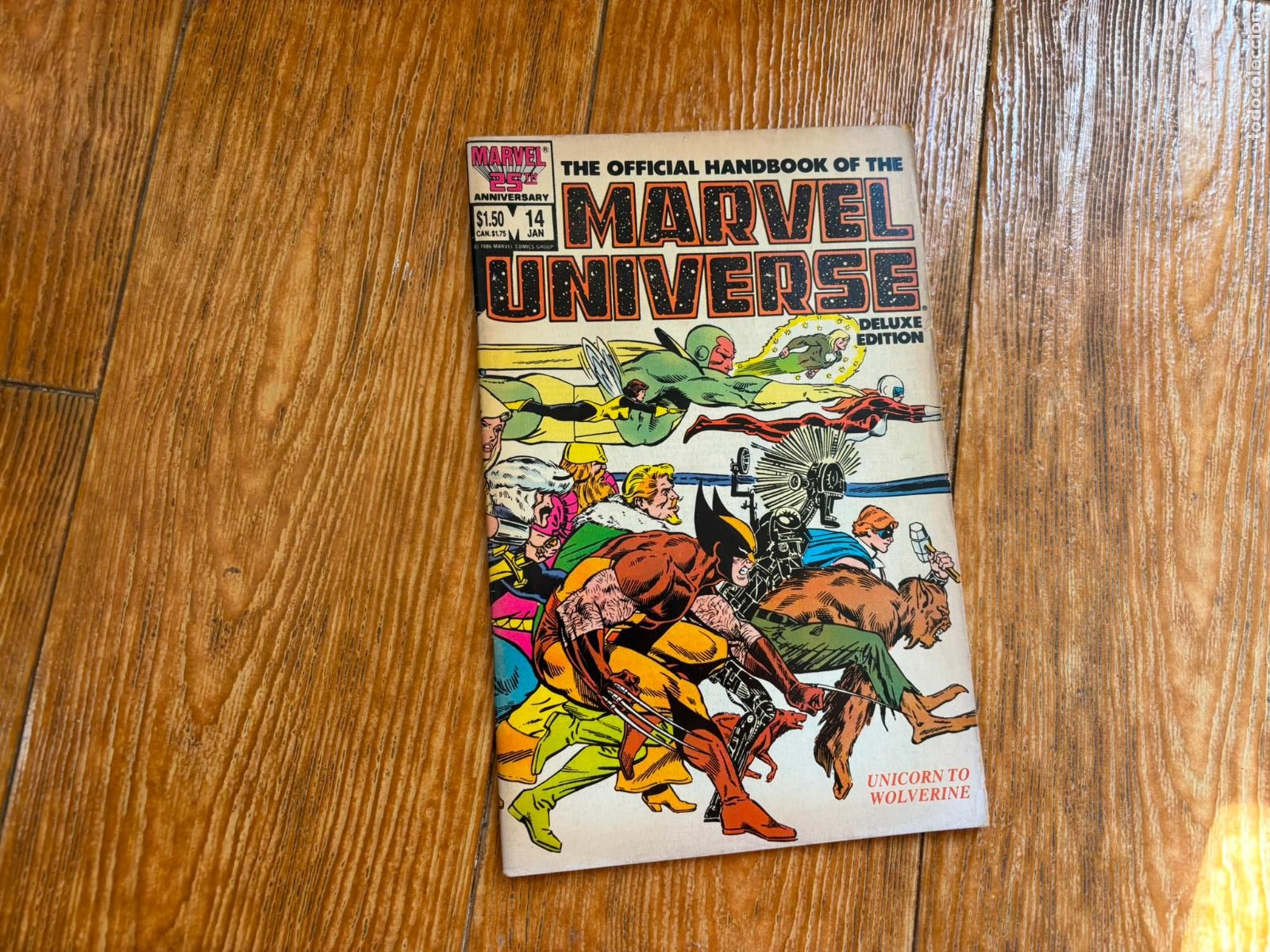 C&oacute;mics: OFFICIAL HANDBOOK OF THE MARVEL UNIVERSE N &ordm; 14 - MARVEL 1986