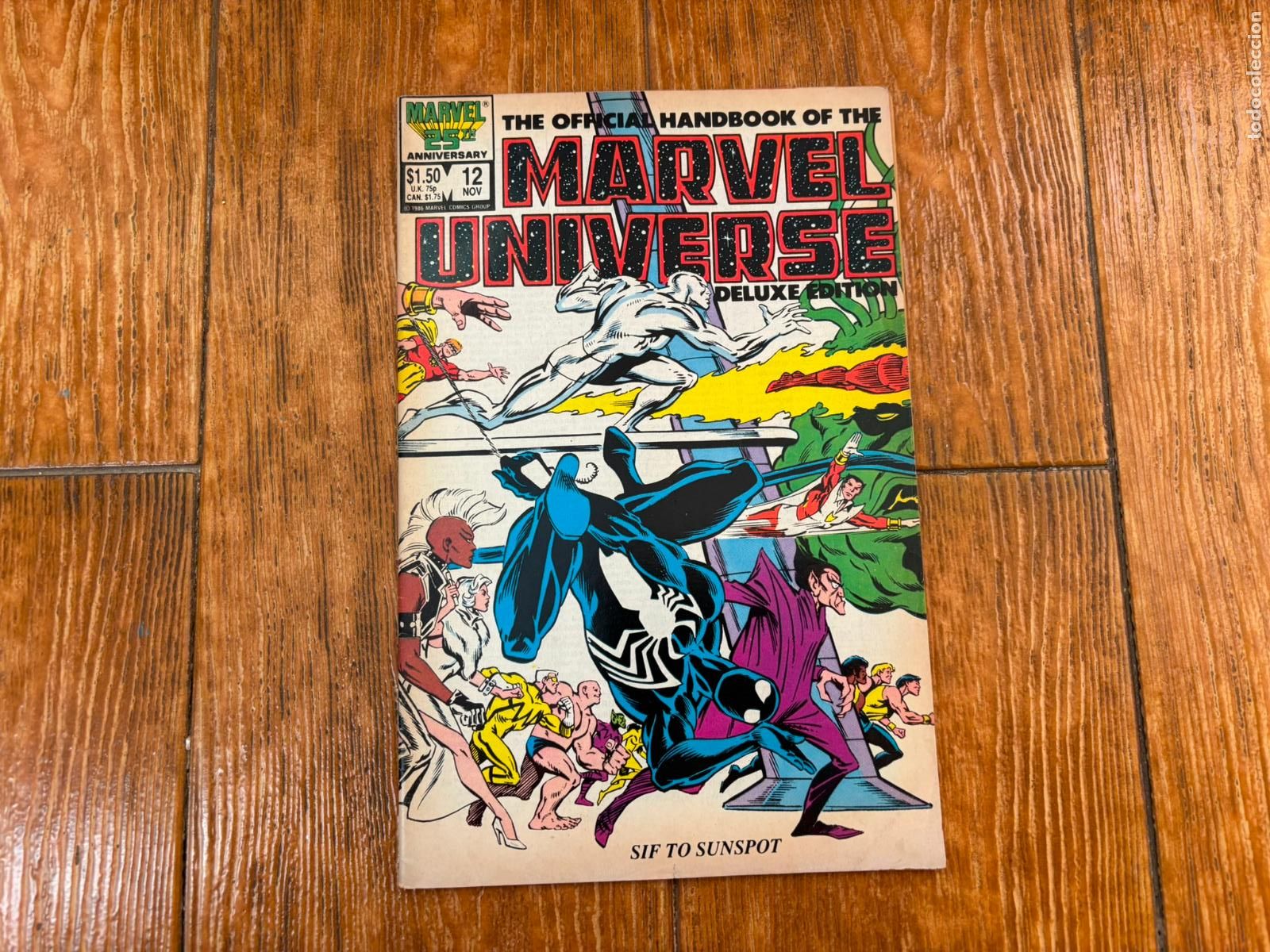 C&oacute;mics: OFFICIAL HANDBOOK OF THE MARVEL UNIVERSE N &ordm; 12- MARVEL 1986