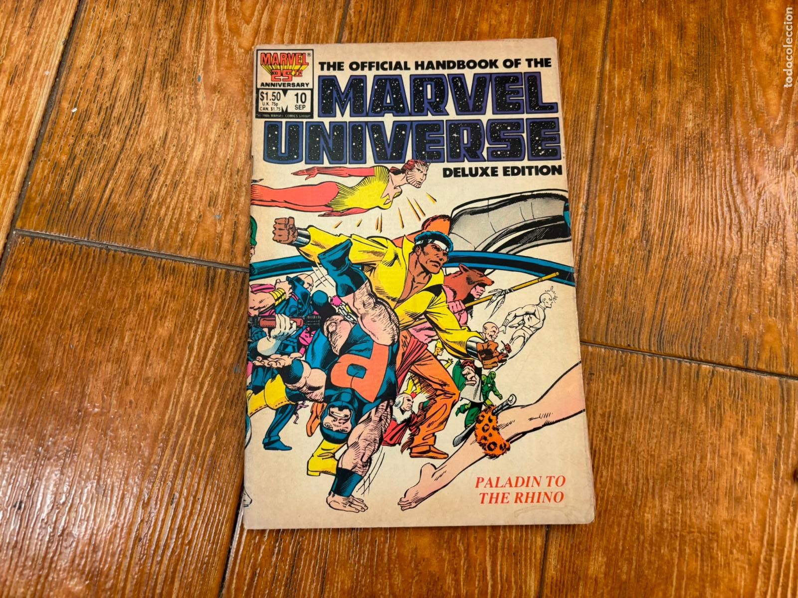 C&oacute;mics: OFFICIAL HANDBOOK OF THE MARVEL UNIVERSE N &ordm; 10 MARVEL 1986