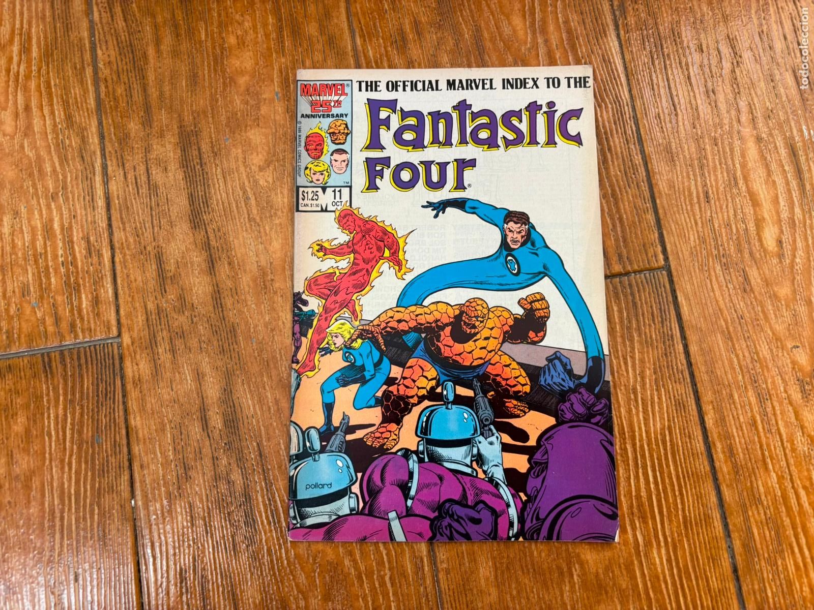 Comics: OFFICIAL MARVEL INDEX FANTASTIC FOUR N &ordm; 10 MARVEL 1986 LOS 4 CUATRO FANTASTICOS