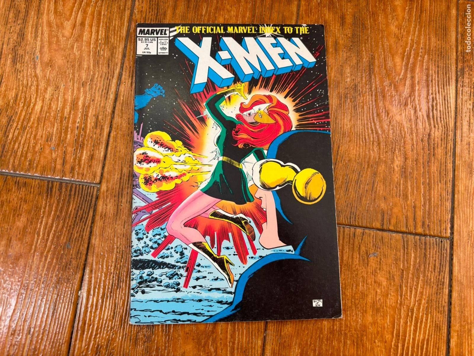 C&oacute;mics: OFFICIAL MARVEL INDEX X MEN N&ordm; 7 MARVEL 1986