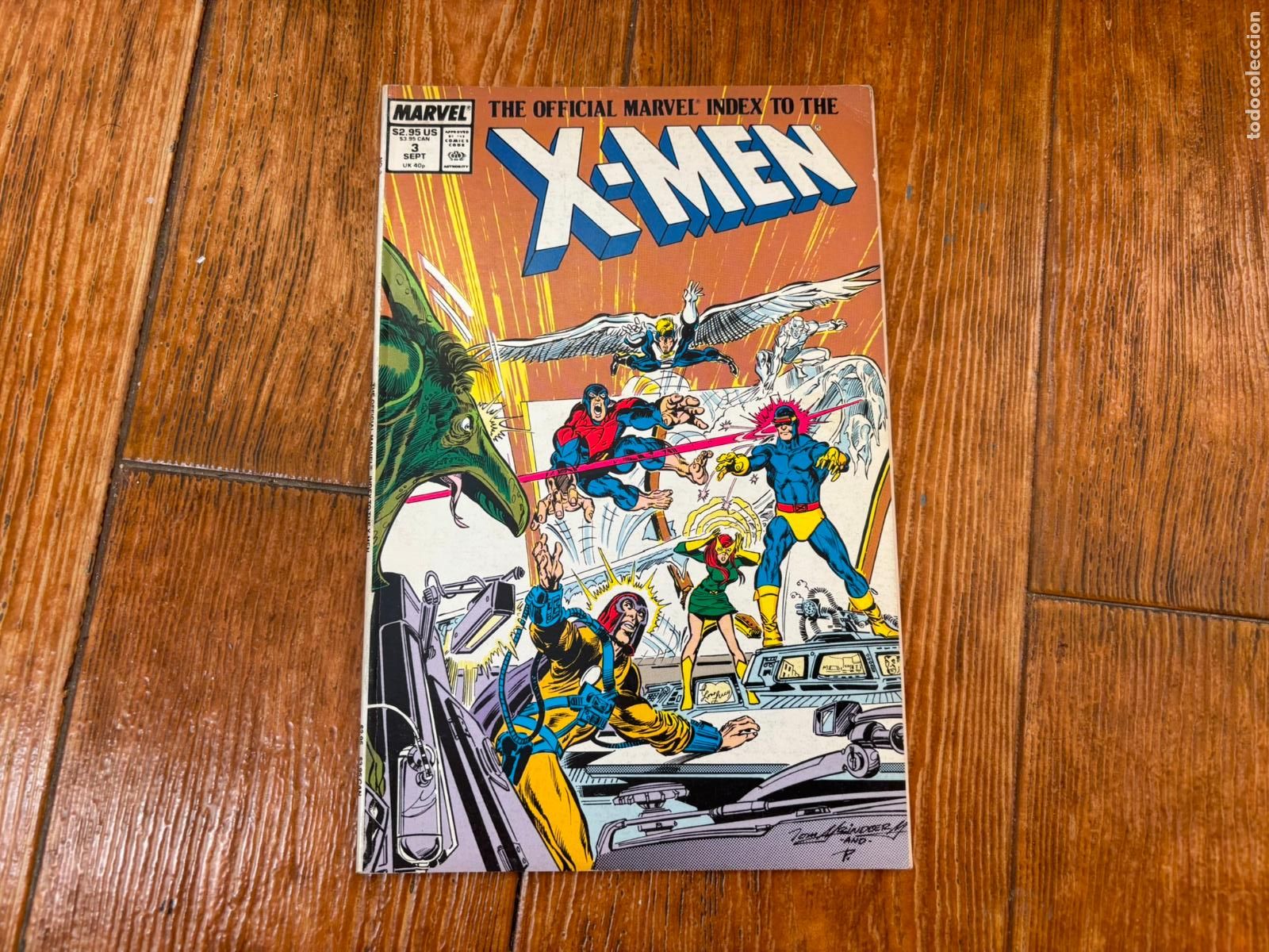 C&oacute;mics: OFFICIAL MARVEL INDEX X MEN N&ordm; 3 MARVEL 1986