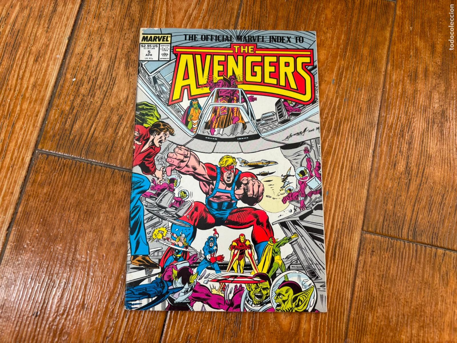 C&oacute;mics: THE OFFICIAL MARVEL INDEX TO THE AVENGERS N&ordm; 5 1987
