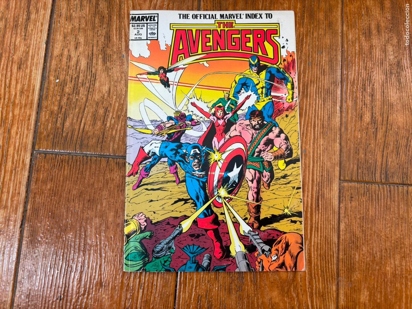 C&oacute;mics: THE OFFICIAL MARVEL INDEX TO THE AVENGERS N&ordm; 2 1987