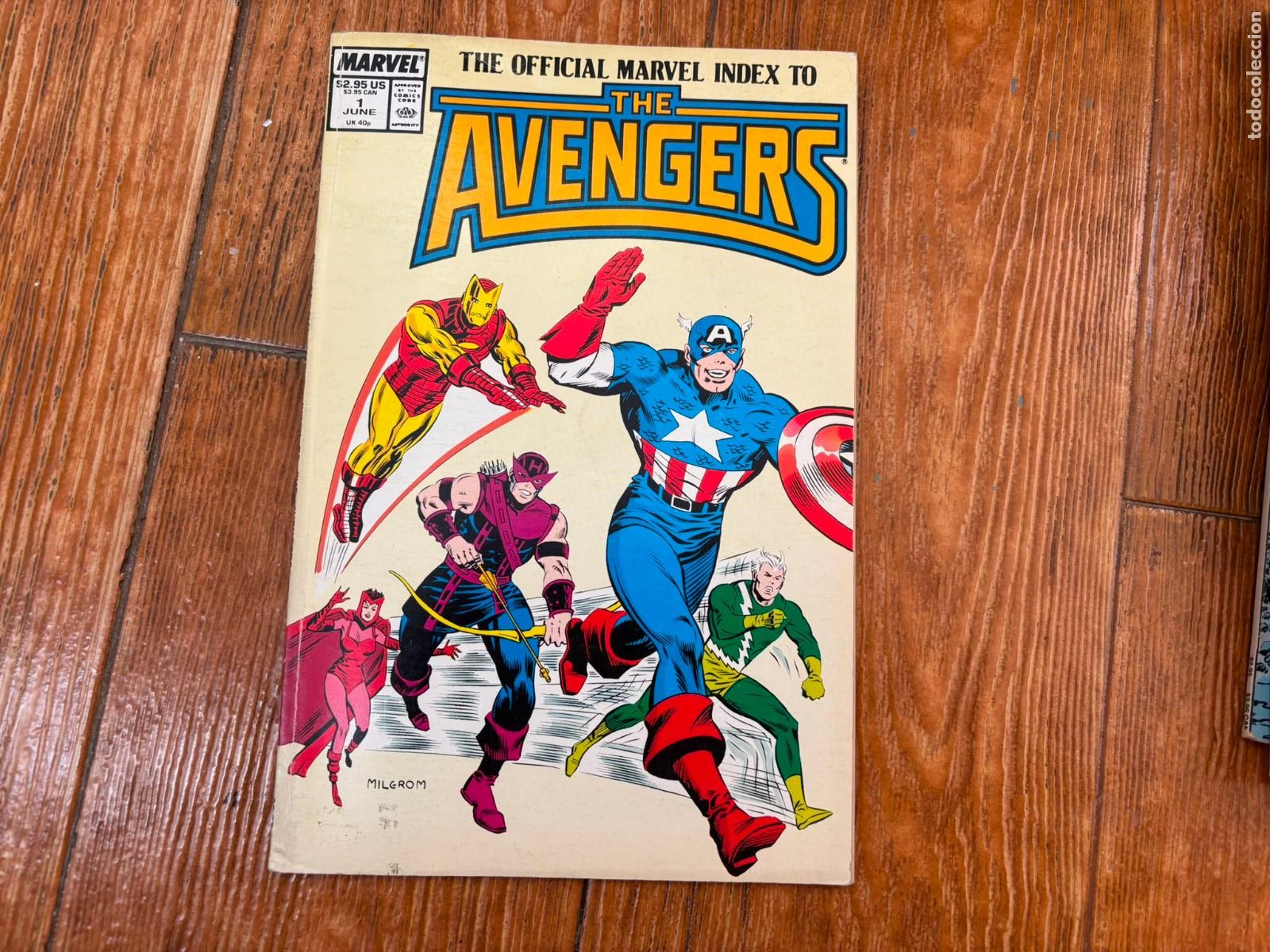C&oacute;mics: THE OFFICIAL MARVEL INDEX TO THE AVENGERS N&ordm; 1 1987