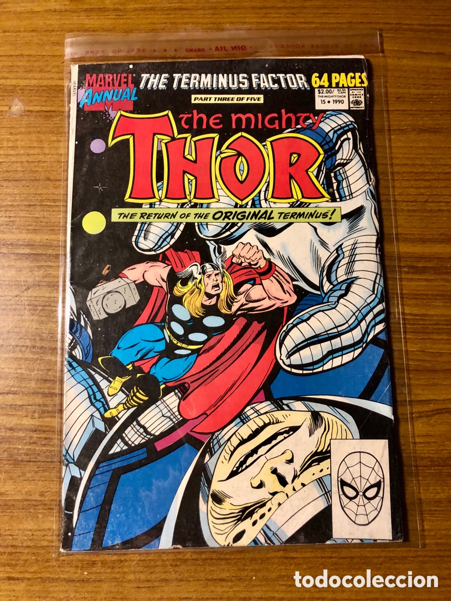 C&oacute;mics: ATLANTIS ATTACKS THE MIGHTY,THOR,MARVEL ANNUAL,NUMERO 15&bull;1990
