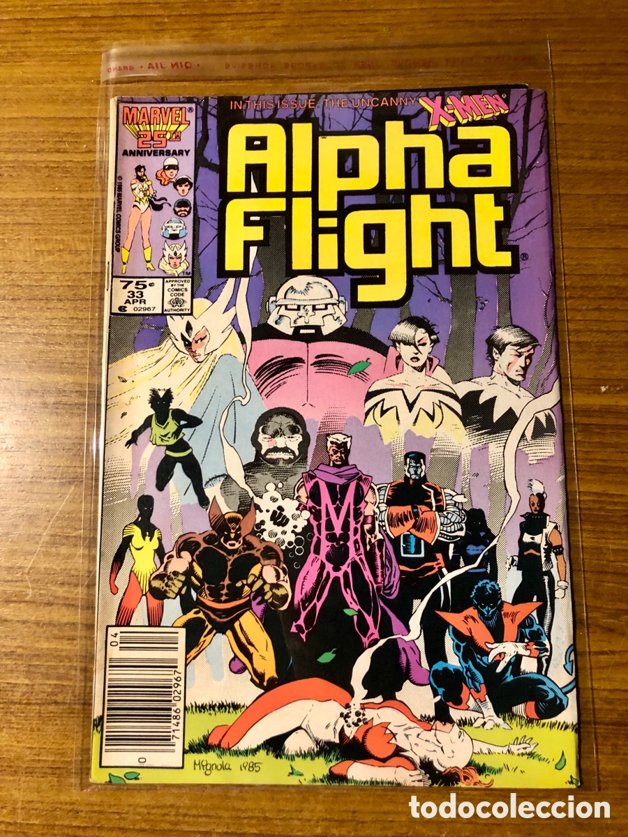 C&oacute;mics: ALPHA FLIGHT,NUMERO 33,MARVEL 25 ANNIVERSARY,(MARVEL)