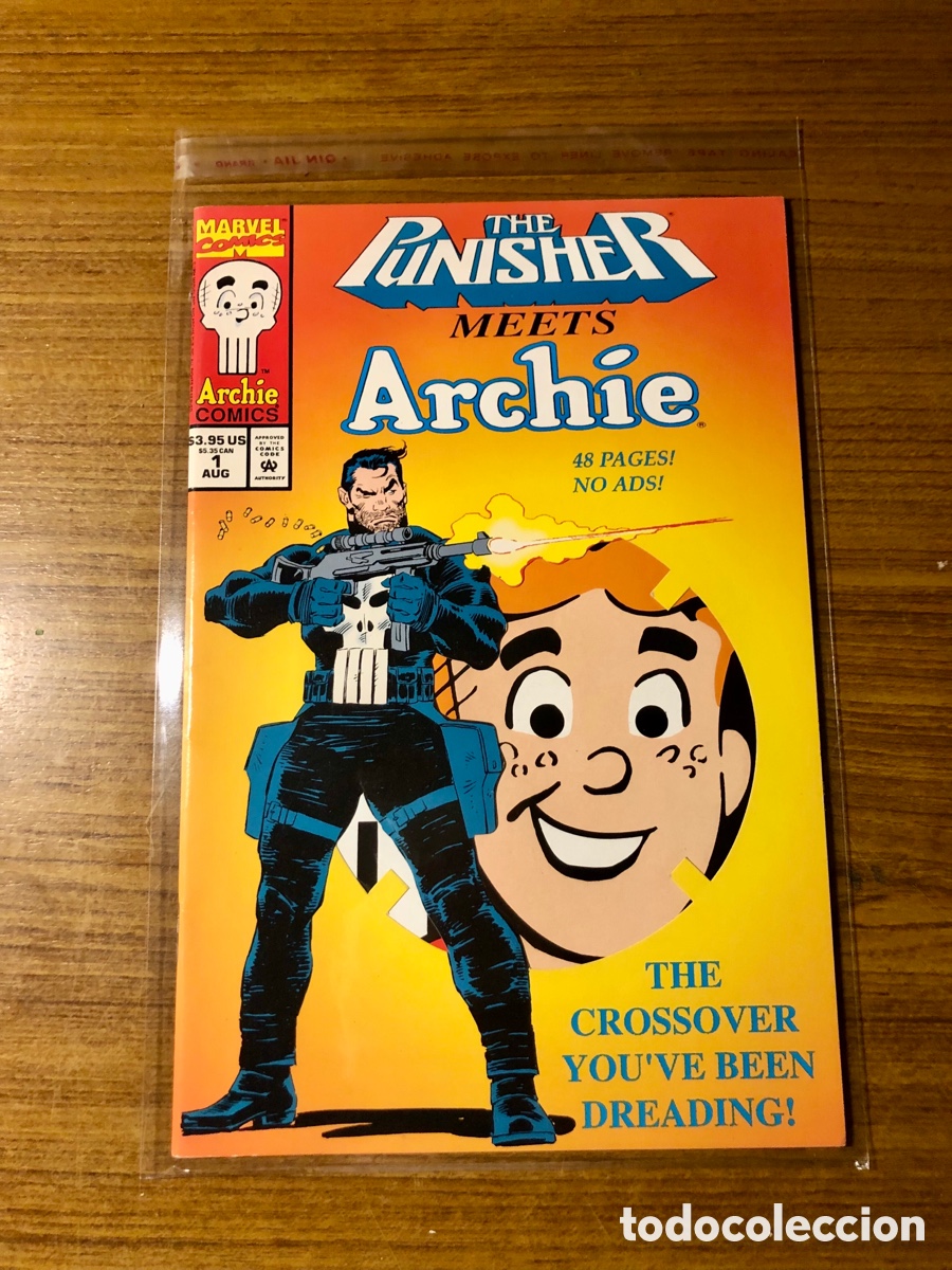 C&oacute;mics: THE PUNISHER,MEETS ARCHIE,NUMERO 1,(MARVEL COMICS-ARCHIE COMICS)