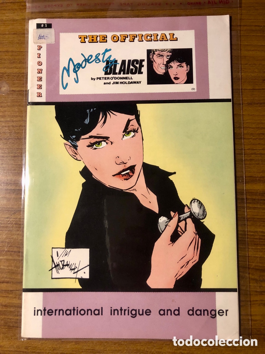 C&oacute;mics: THE OFFICIAL,MODESTY BLAISE,(PIONEER COMICS)
