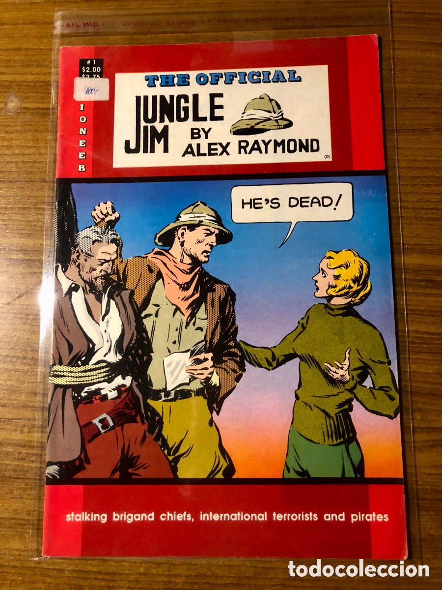 C&oacute;mics: THE OFFICIAL,JUNGLE JIM BY ALEX RAYMOND,(PIONEER COMICS)
