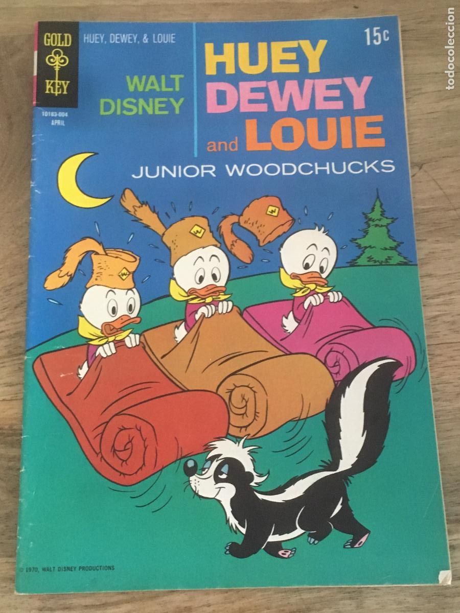 Fumetti: huey dewey and louie walt disney's comics ans stories comic USA 1970