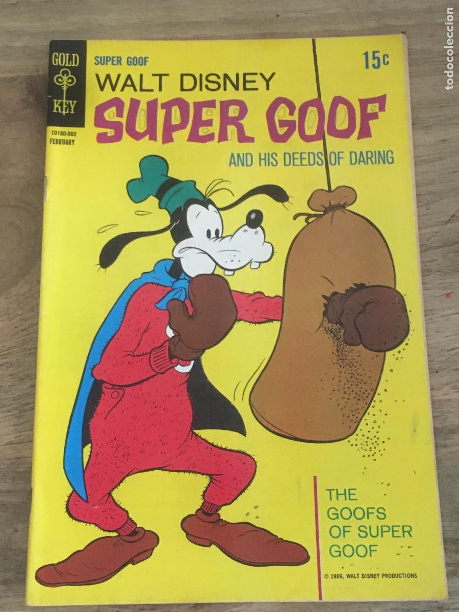 Fumetti: super goof goofy walt disney's comics ans stories comic USA 1969