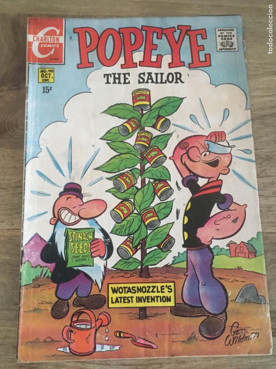 C&oacute;mics: popeye the sailor comic USA 1969