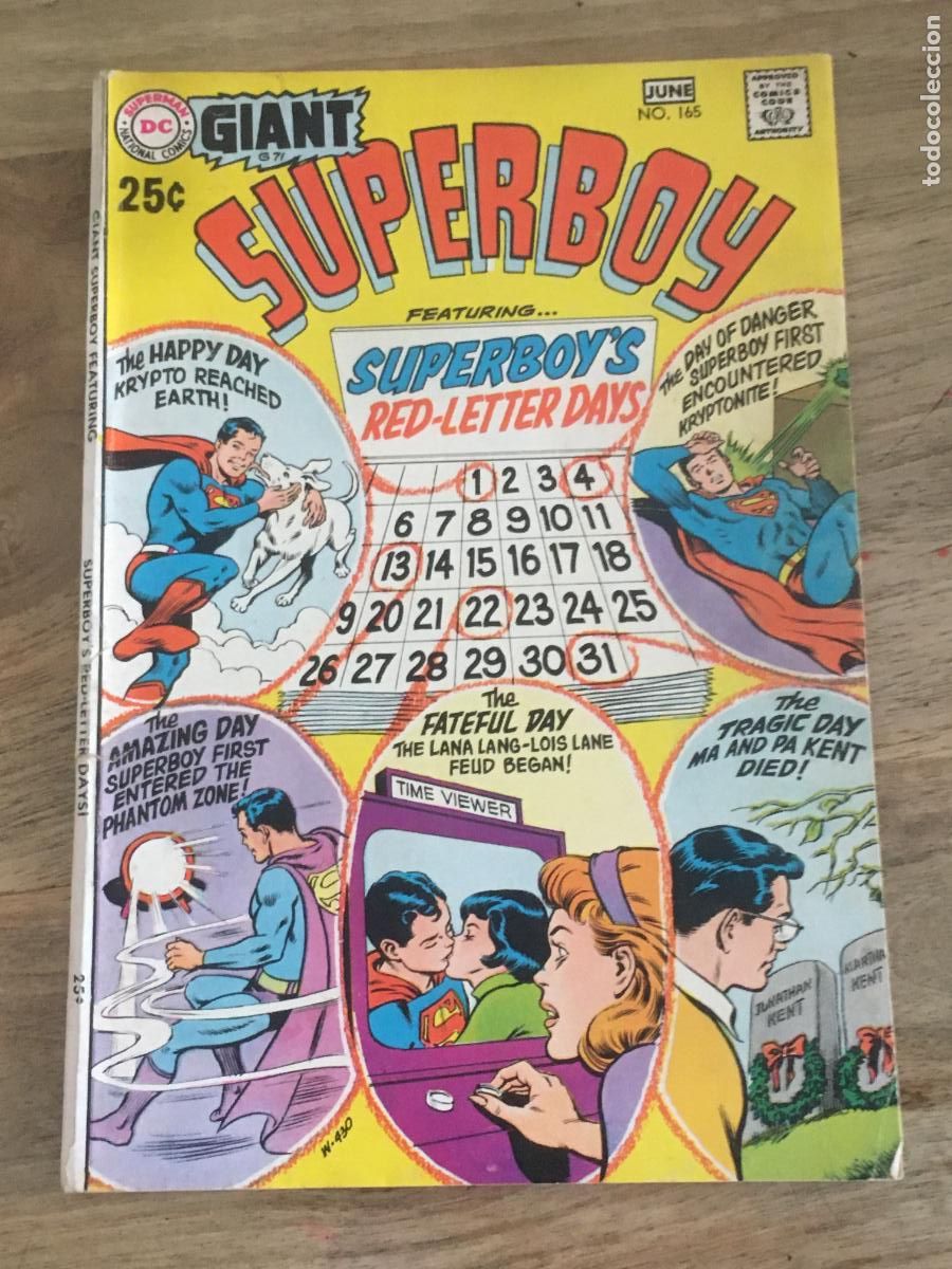 C&oacute;mics: superboy giant comic USA 1970