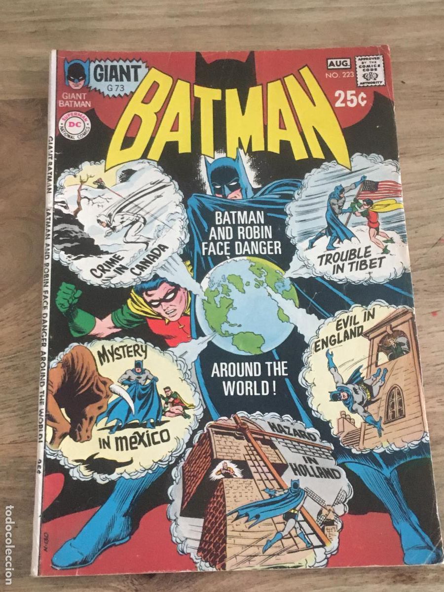 C&oacute;mics: batman giant comic USA 1970