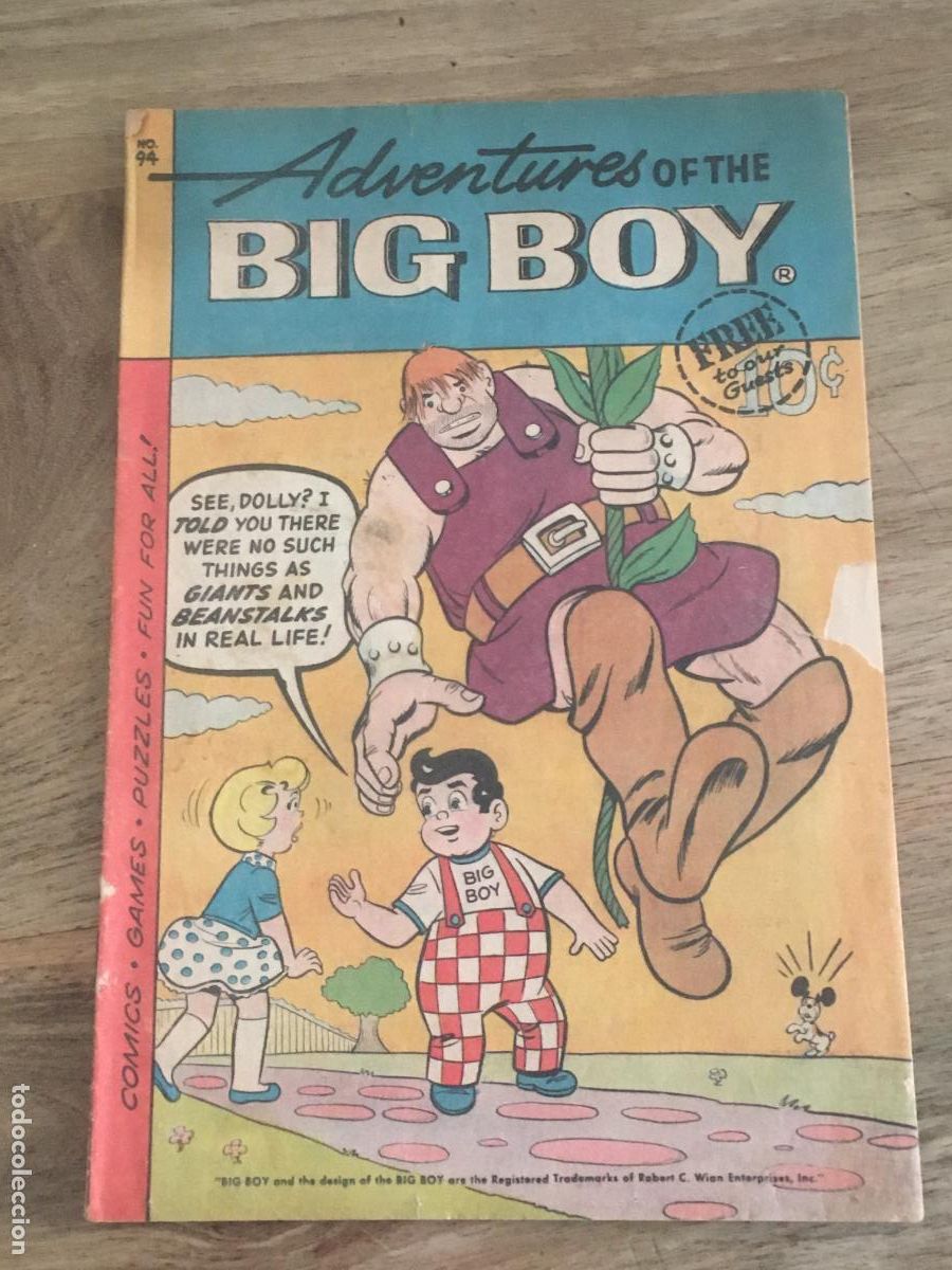 C&oacute;mics: adventures of the big boy comic USA