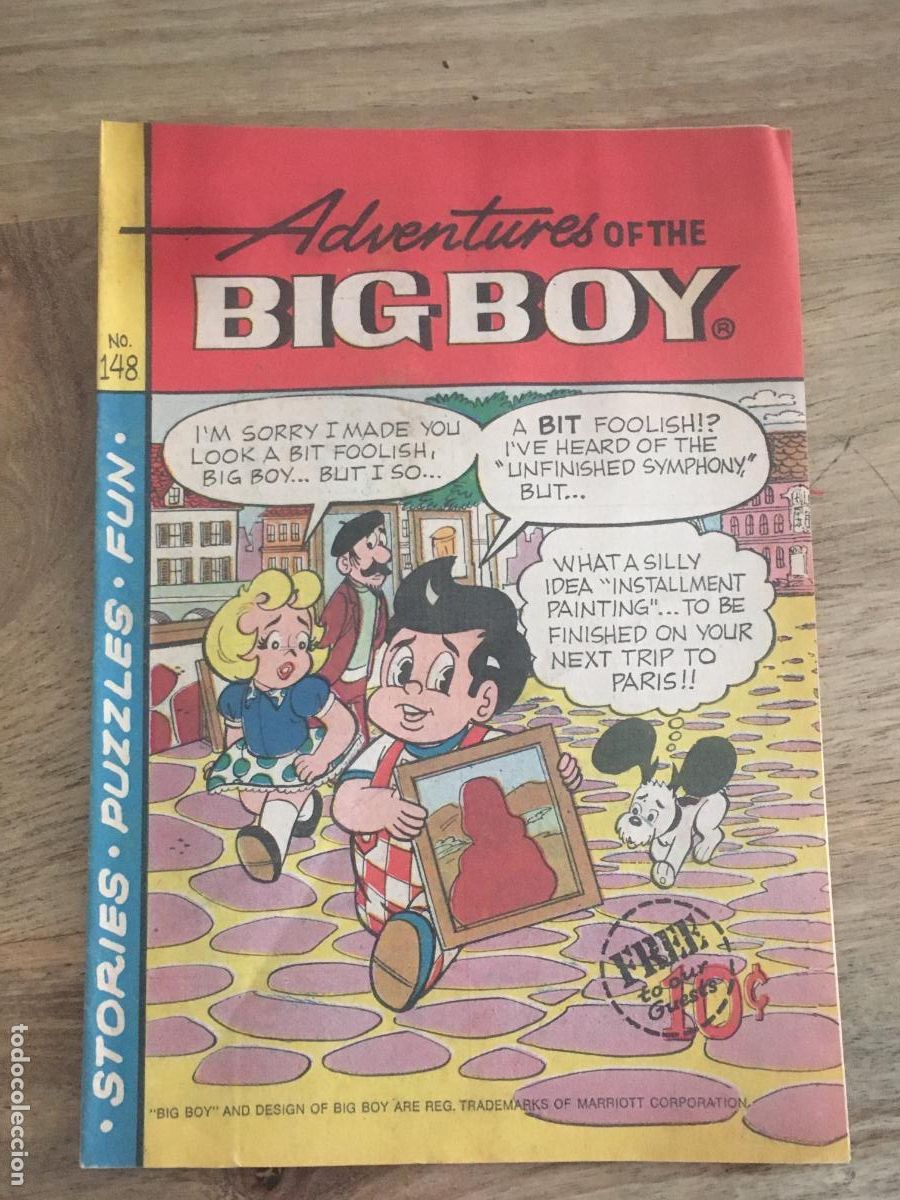 C&oacute;mics: adventures of the big boy comic USA