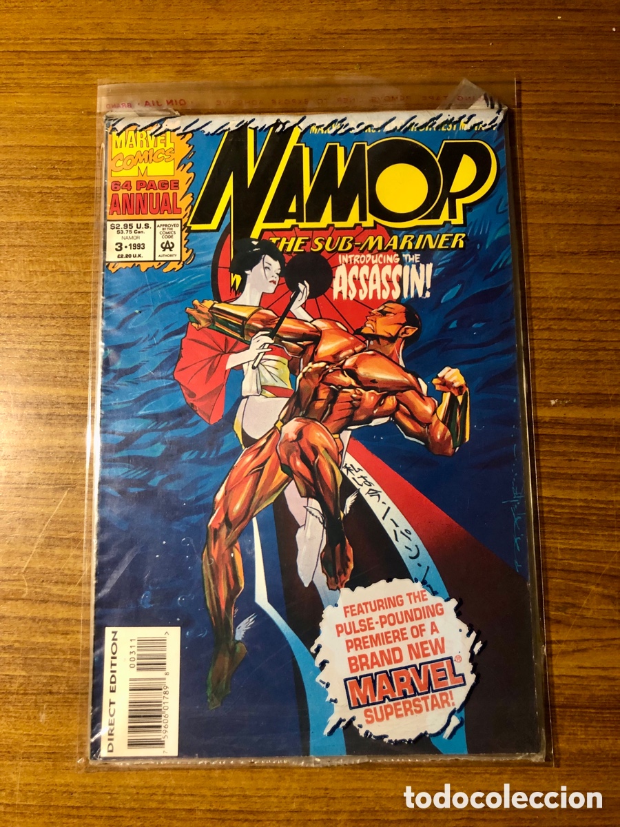 C&oacute;mics: NAMOR,NUMERO 3&bull;1993,(MARVEL COMICS)
