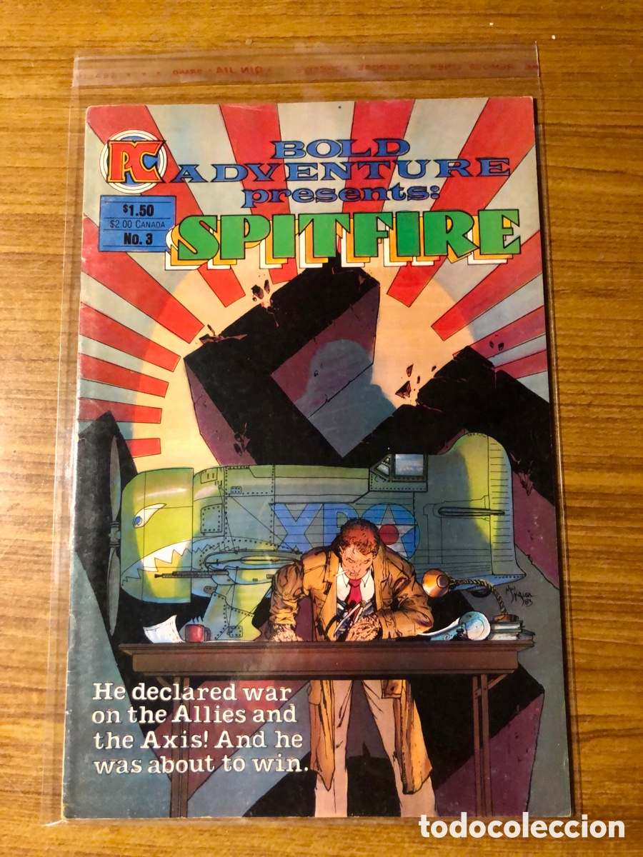 C&oacute;mics: BOLD ADVENTURE PRESENTS,SPITFIRE,NUMERO 3,(PACIFIC COMICS)
