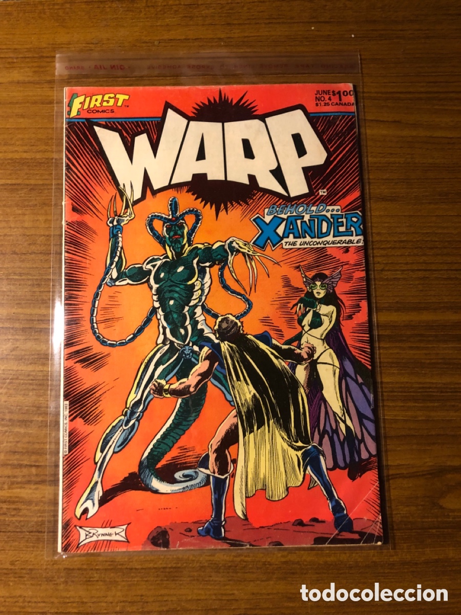 C&oacute;mics: WARP,NUMERO 4,(FIRST COMICS)