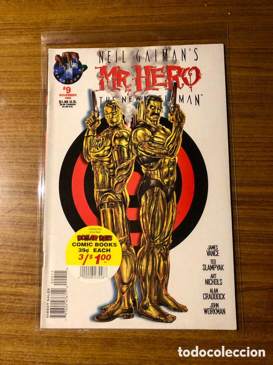 C&oacute;mics: NEIL GAIMSAN&rsquo;S MR HERO,NUMERO 9,(TEKNO&bull;COMIX)