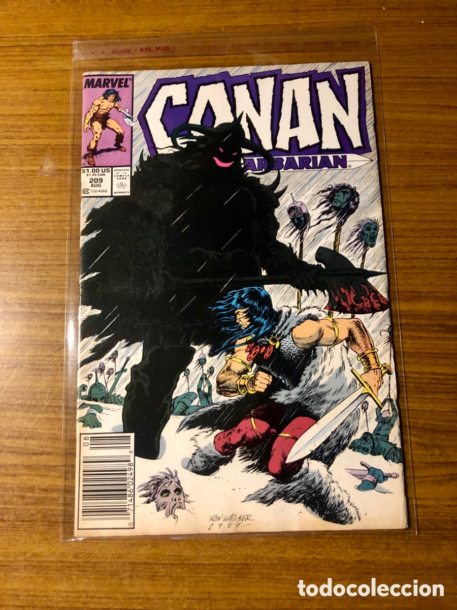 C&oacute;mics: CONAN BARBAR&Iacute;AN,N&Uacute;MERO 209,(MARVEL) - Foto 1