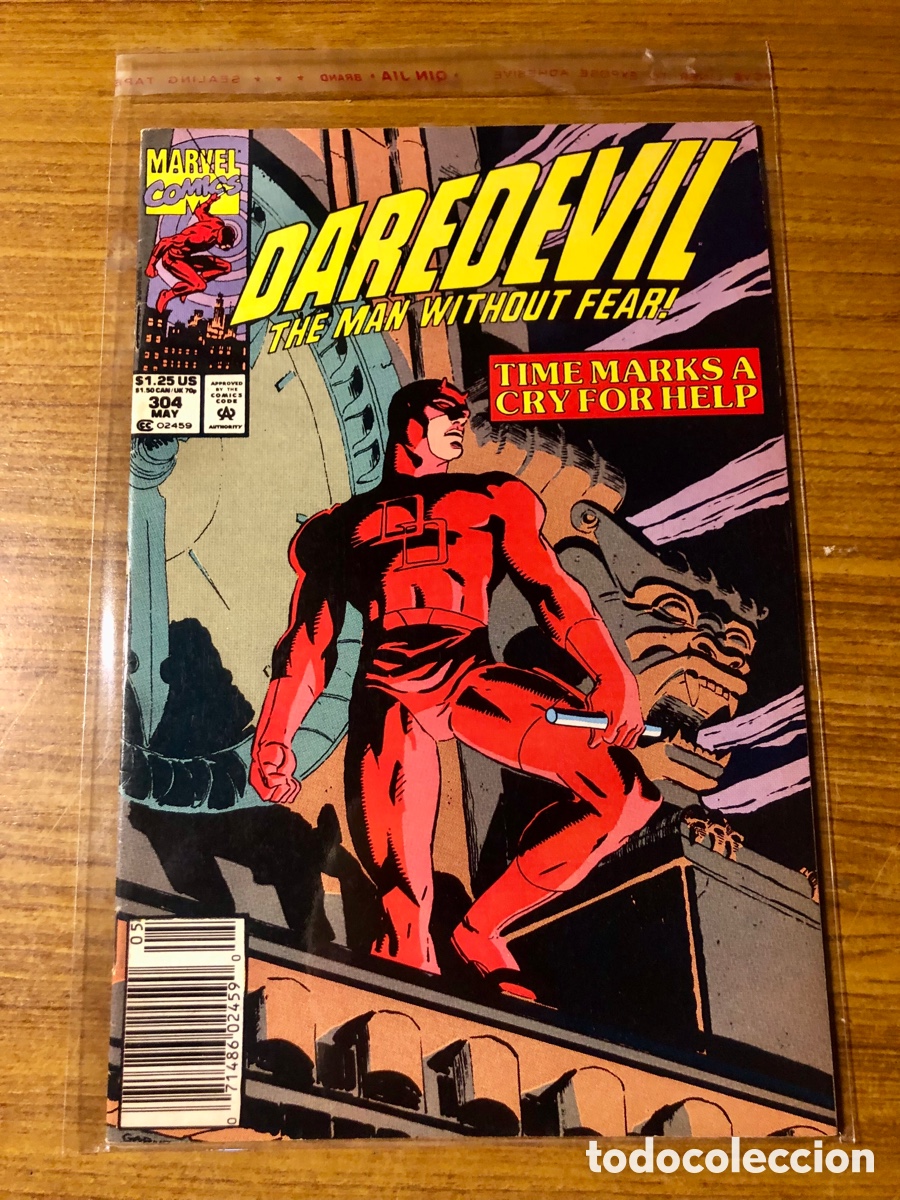 C&oacute;mics: DAREDEVIL THE MAN WITHOUT FEAR!,NUMERO 304,(MARVEL COMICS)