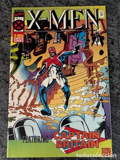 C&oacute;mics: X-MEN ARCHIVES N&ordm; 6 FEATURING CAPTAIN BRITANIA (DICIEMBRE 1995). ORIGINAL MARVEL. NUEVO..