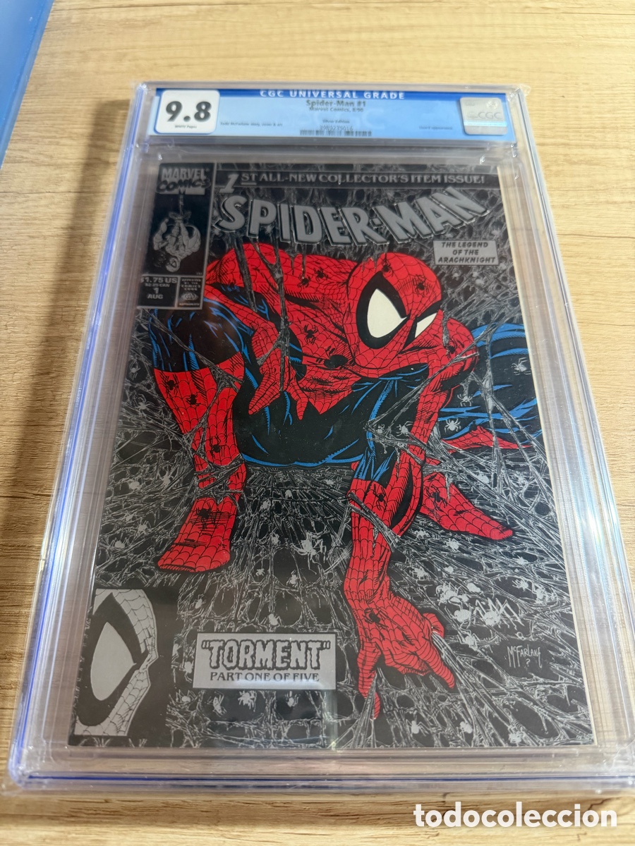 C&oacute;mics: Spiderman 1 Cgc 9.8 Silver Edition