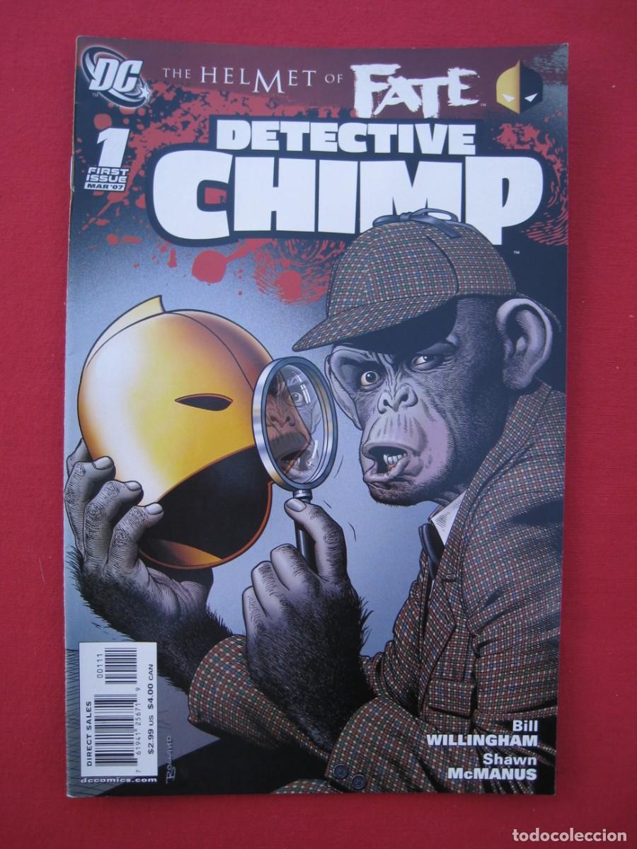 C&oacute;mics: THE HELMET OF FATE - DETECTIVE CHIMP - N&ordm; 1 - DC COMICS - EN INGLES.