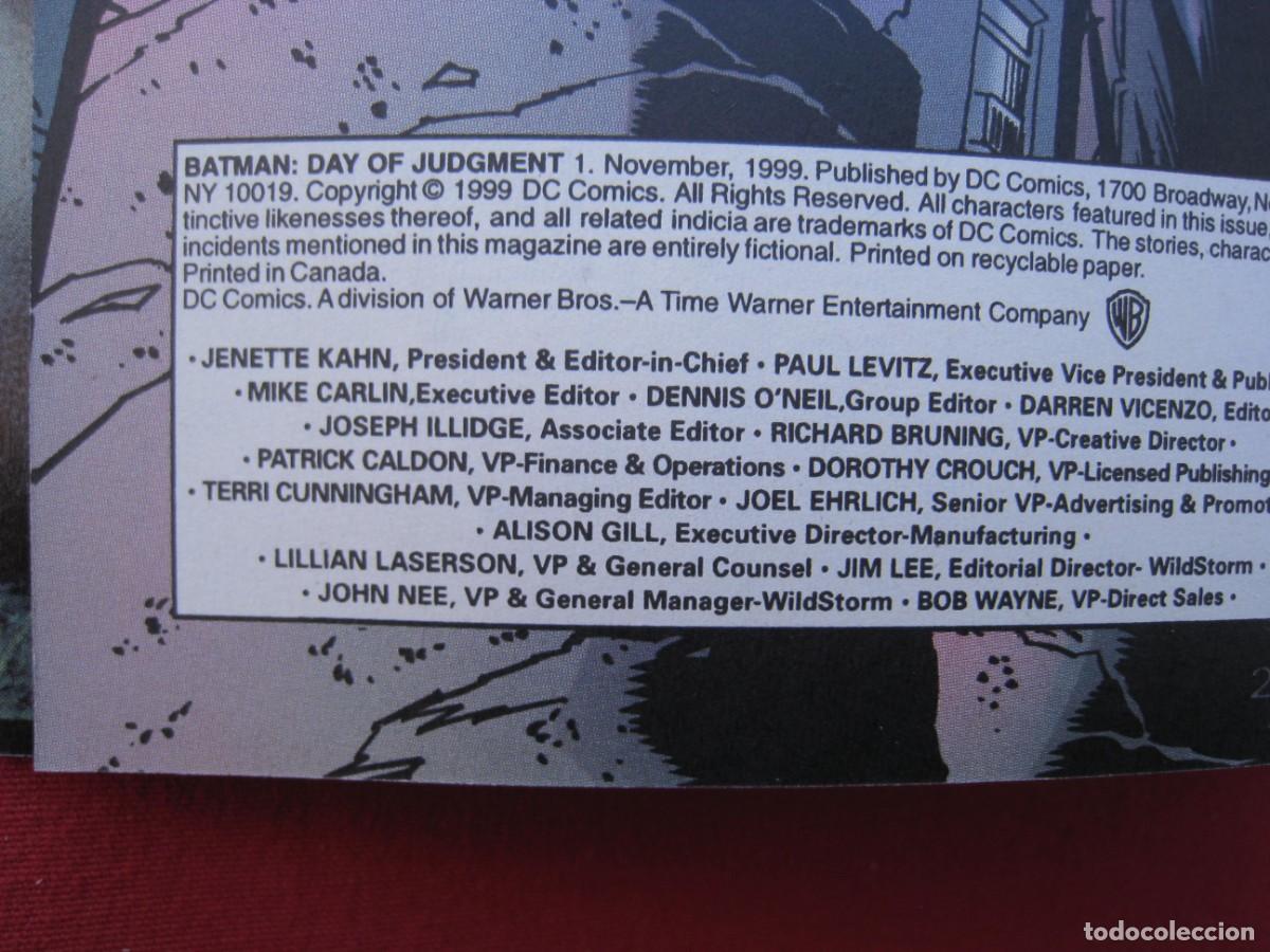 C&oacute;mics: BATMAN - DAY OF JUDGMENT - N&ordm; 1 - DC COMICS - EN INGLES. - Foto 4