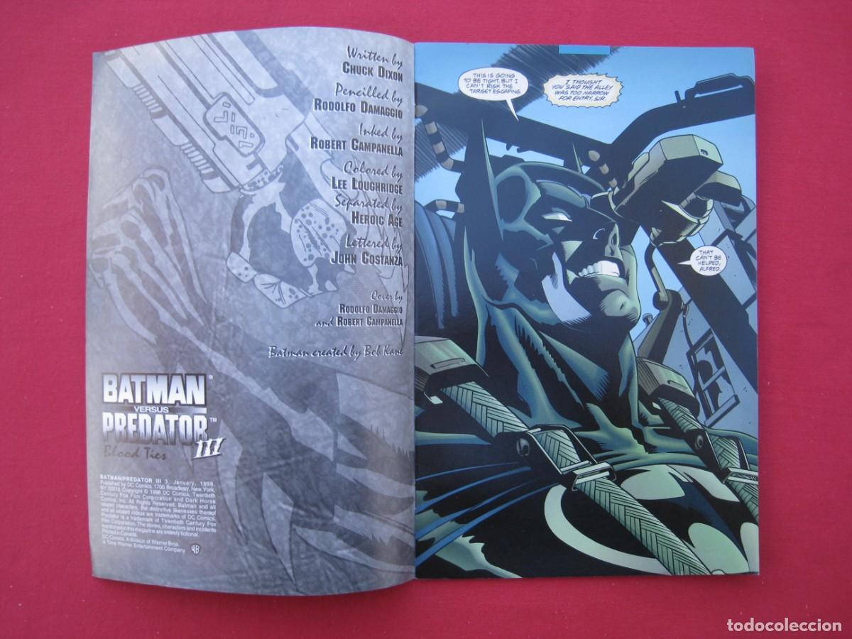 C&oacute;mics: BATMAN VERSUS PREDATOR III - N&ordm; 3 - DC COMICS - EN INGLES. - Foto 4