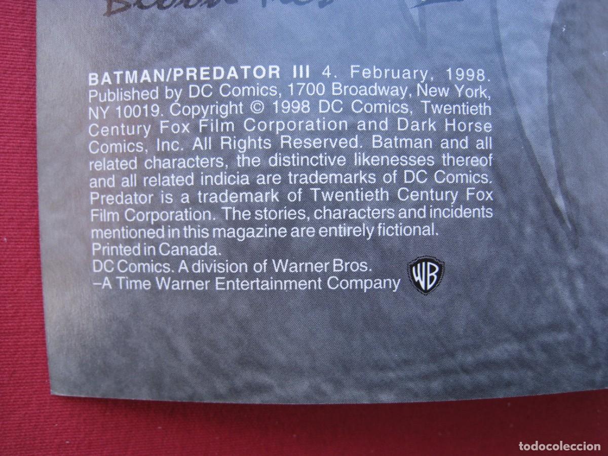 C&oacute;mics: BATMAN VERSUS PREDATOR III - N&ordm; 4 - DC COMICS - EN INGLES. - Foto 3