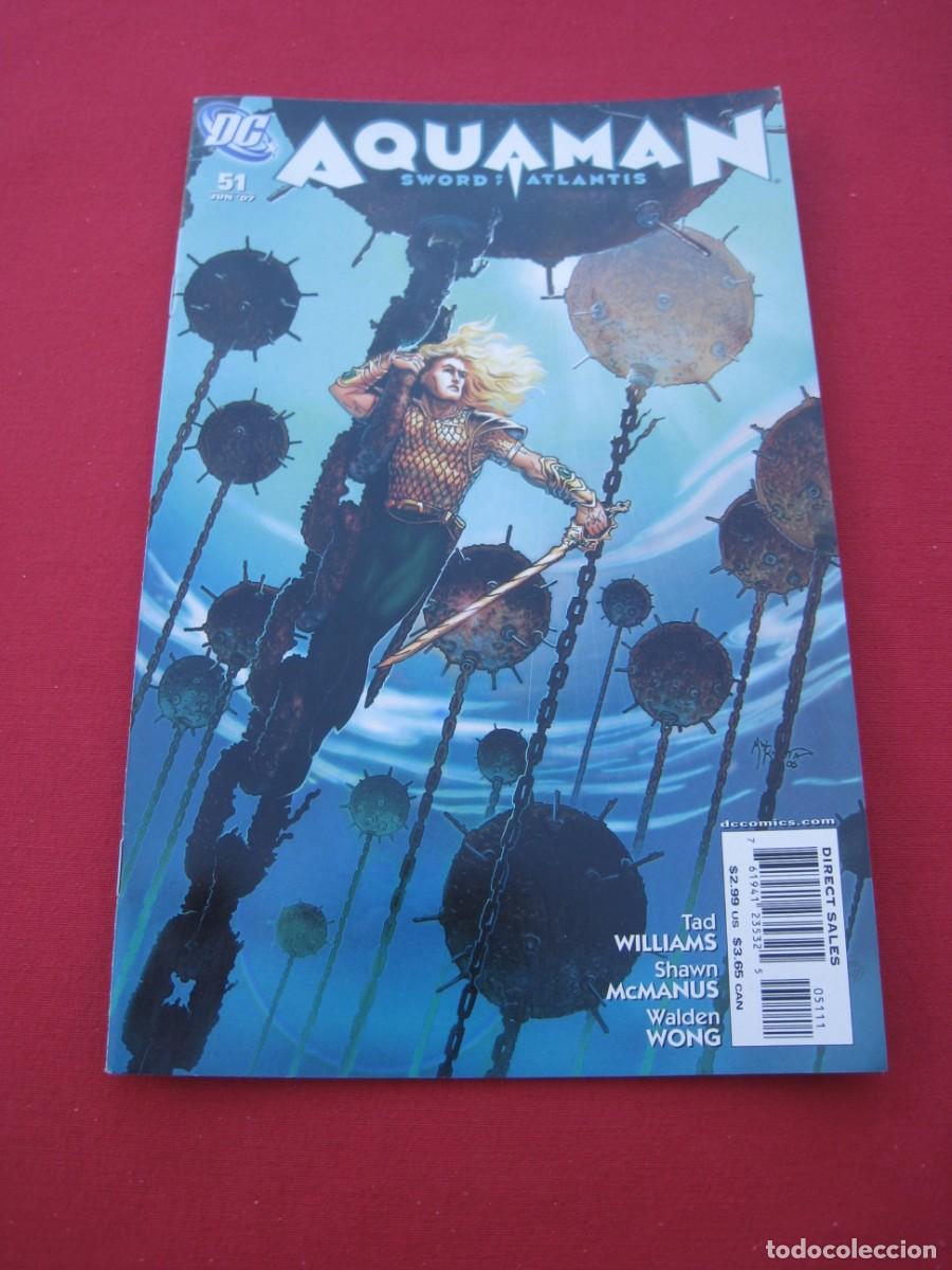 C&oacute;mics: AQUAMAN - SWORD OF ATLANTIS - N&ordm; 51 - DC COMICS - EN INGLES.