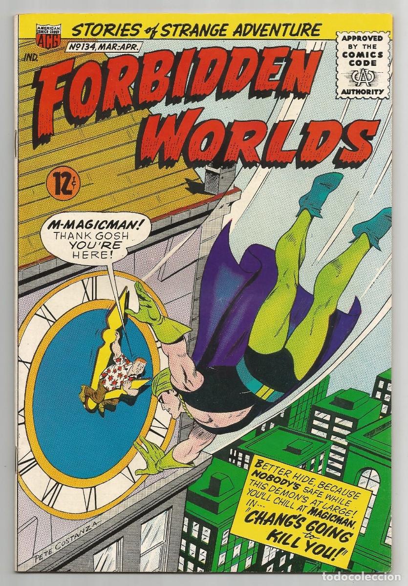 C&oacute;mics: FORBIDDEN WORLDS #134 VF(8.0), ACG COMICS 1966 - Foto 1