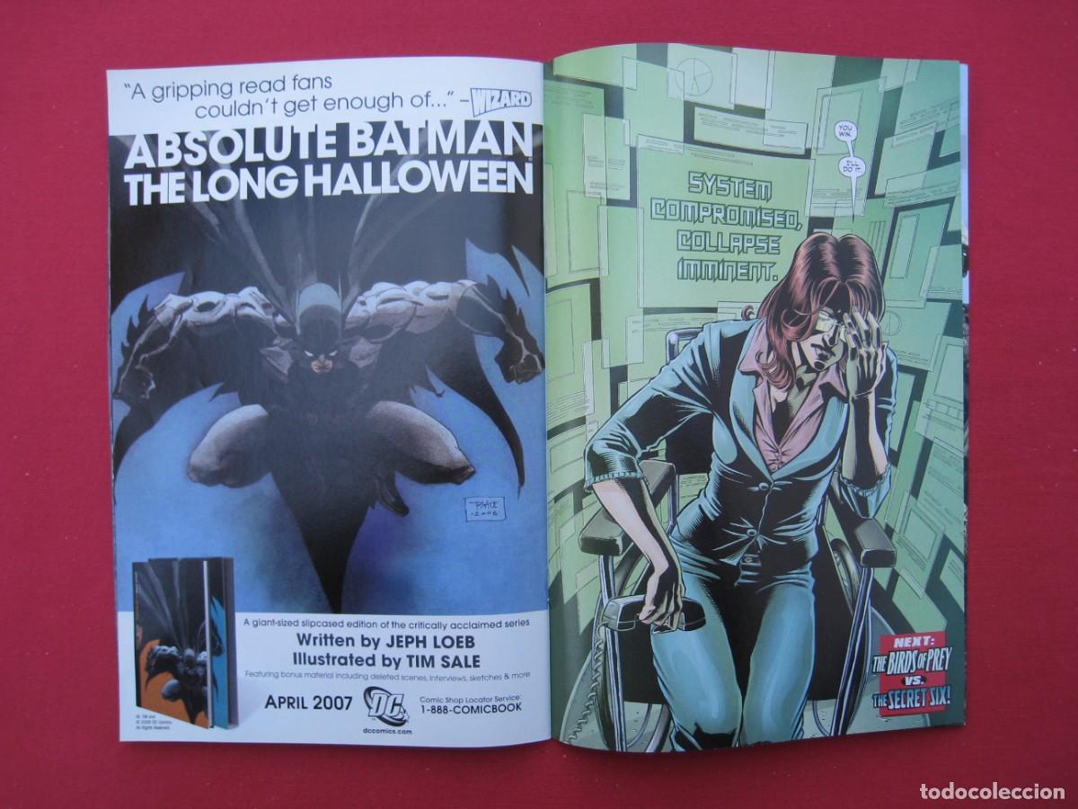 C&oacute;mics: BIRDS OF PREY - N&ordm; 103 - DC COMICS - EN INGLES. - Foto 8